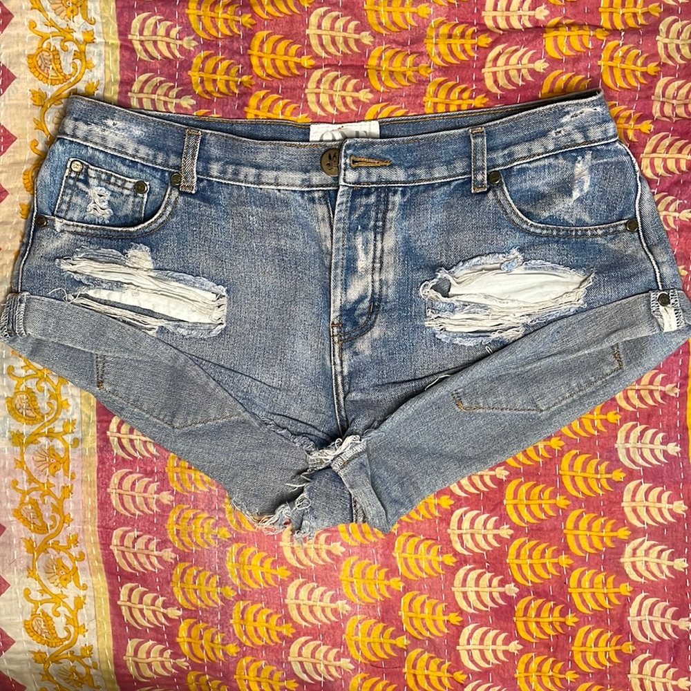 One Teaspoon Denim Shorts